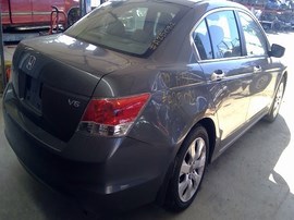 2009 HONDA ACCORD, GRAY, EX-L, 3.5L, AT,  A25082